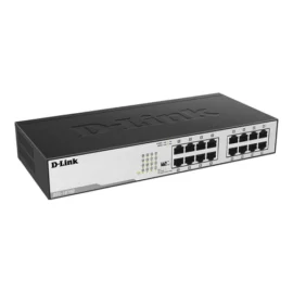 D-Link 16-Port Gigabit Unmanaged Desktop or Rackmount Switch (DGS-1016D)