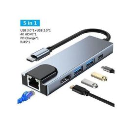 Type-C to HDTV 5-in-1 Multi-Function Adapter