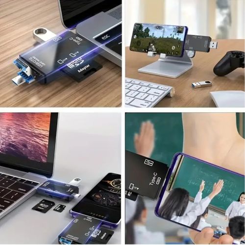 6-In-1 USB 2.0 Type-C Card Reader | Dennogreen tech solutions | Ruiru Kenya